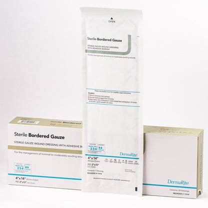 Bordered Gauze, Sterile, Island Dressing