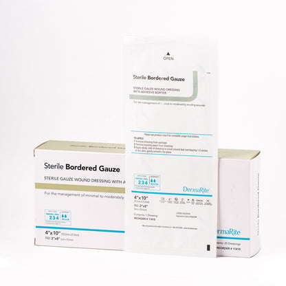 Bordered Gauze, Sterile, Island Dressing