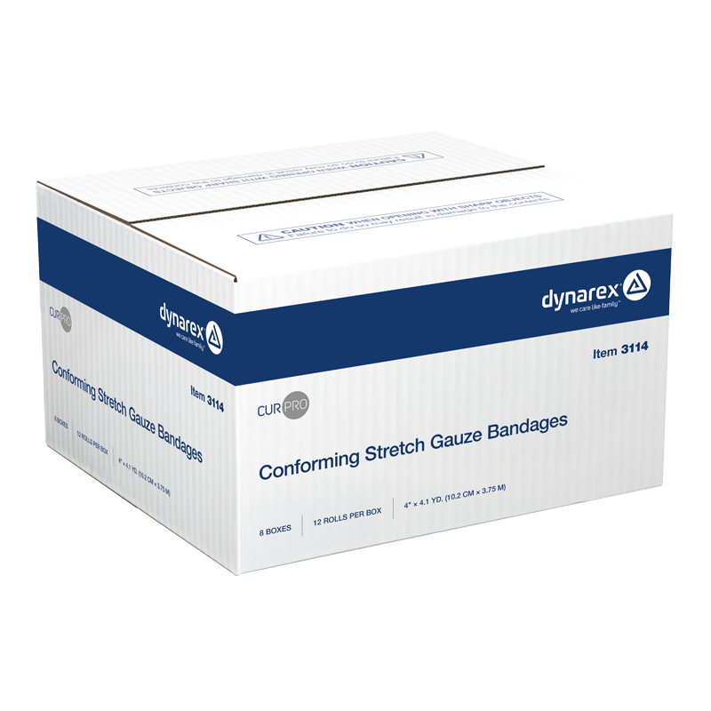 Conforming Stretch Gauze Bandage 4" x 4.1yds - Sterile