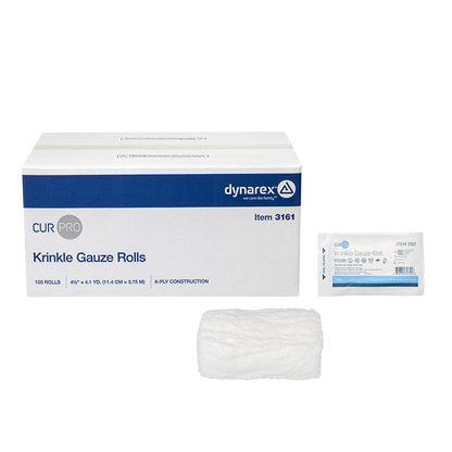 Krinkle Gauze, Bandage Roll Sterile 4.5"x4.1 yds
