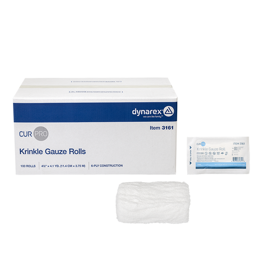 Krinkle Gauze, Bandage Roll Sterile 4.5"x4.1 yds