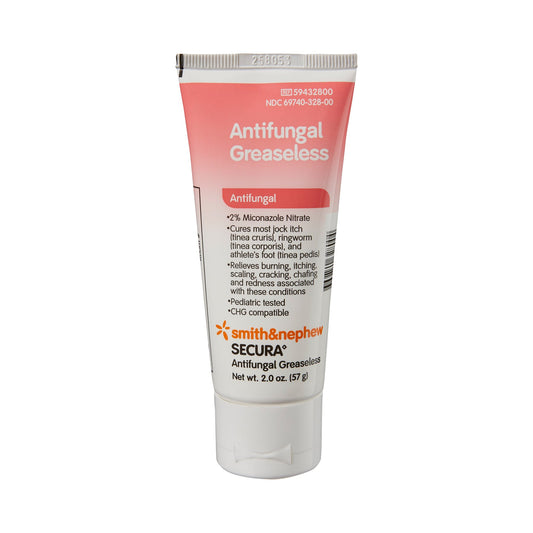 Antifungal Secura™ Miconazole Nitrate 2% Strength Cream 2 oz. Tube
