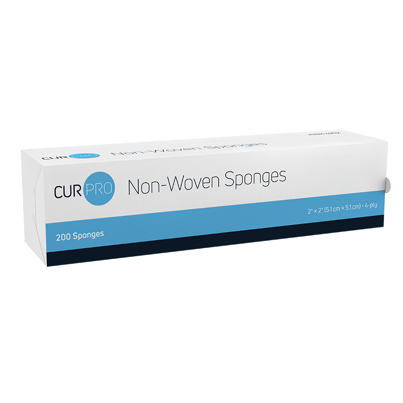 Gauze Sponges, Non-sterile, Non-woven, 4-ply