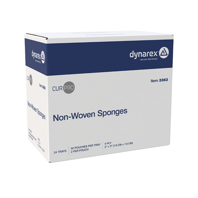 Non-Woven Gauze Sponges, 4-Ply, Sterile