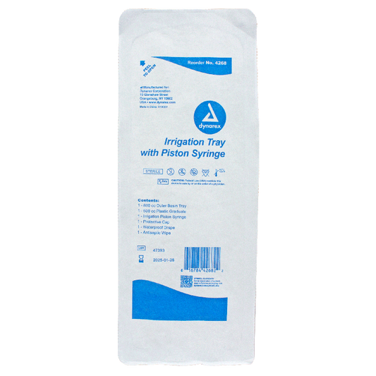 Irrigation Tray w/ Piston Syringe 60 mL Sterile