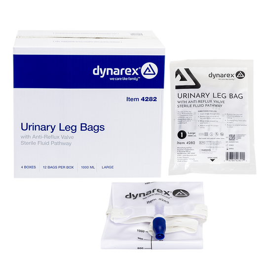 Urinary Leg Bag, Anti-reflux valve, Sterile 1000mL