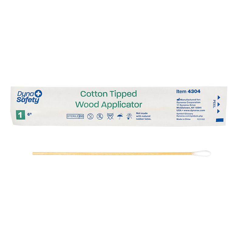 Cotton Tipped Wood Applicators 6" - Sterile