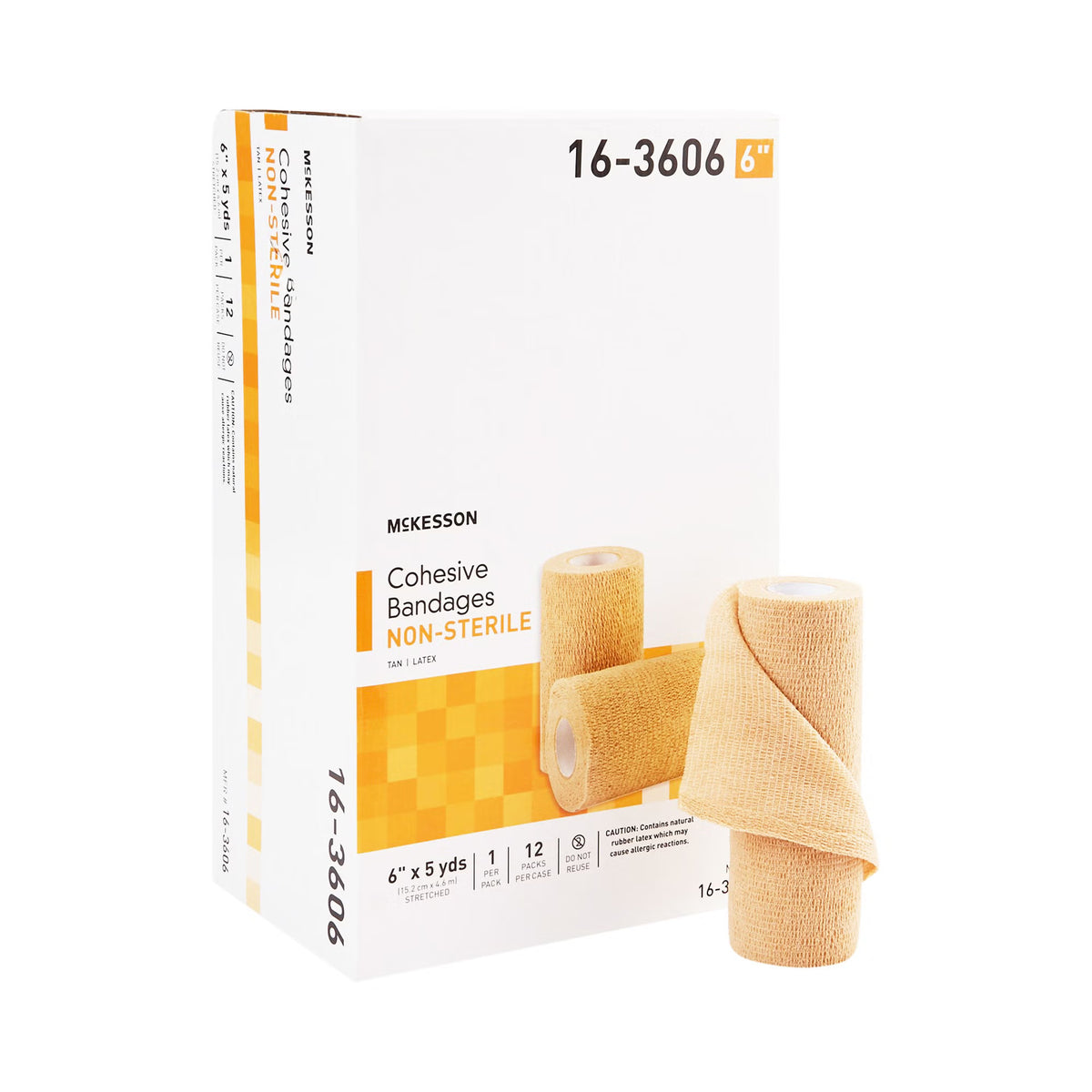 Self-Adherent Bandage 6 Inch X 5 Yard Non-Sterile