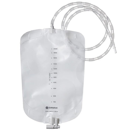 Ostomy Night Bag Assura® 2000ML W/ANTI REFLUX VALVE (10/BX)