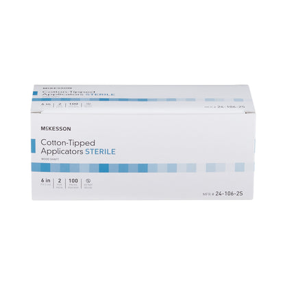 Cotton Tipped Applicators, Sterile, 100 pcs