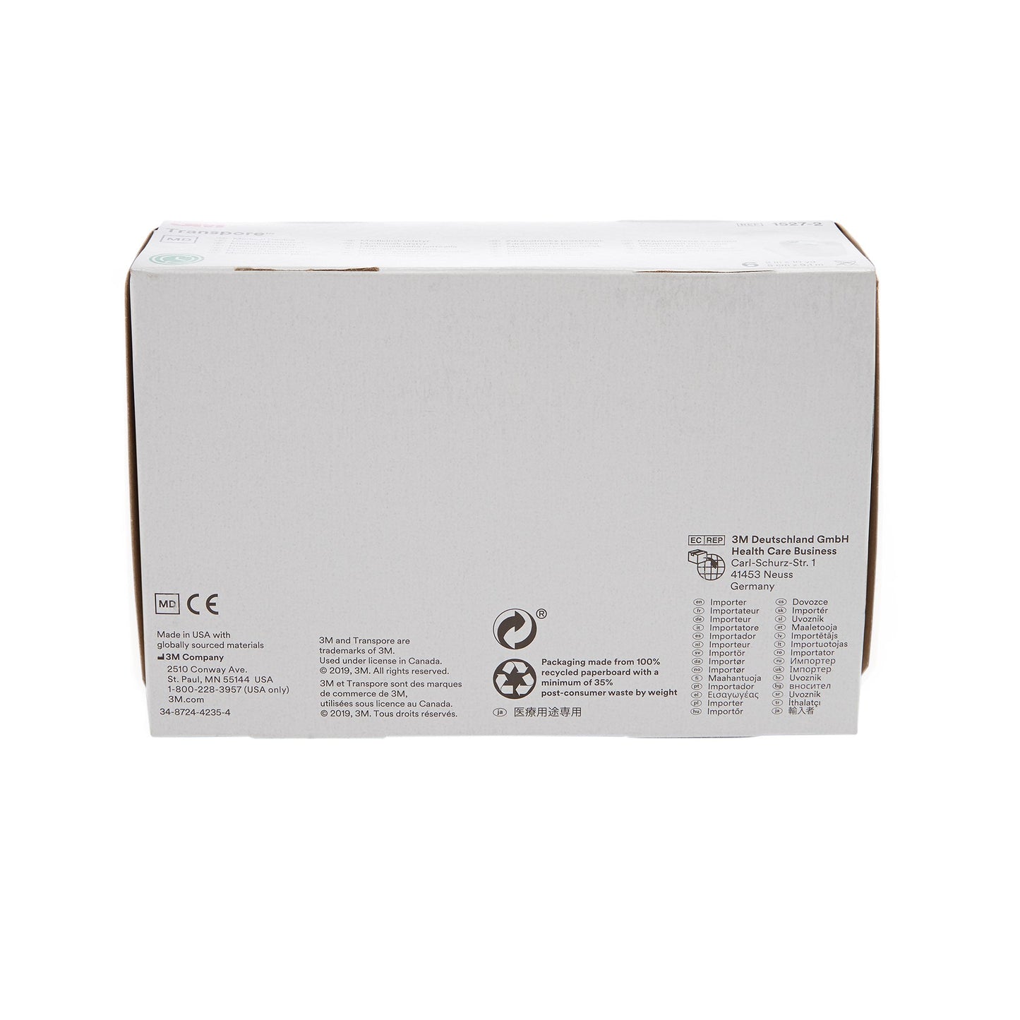 Medical Plastic Tape Transparent 2 Inch X 10 Yard Non Sterile