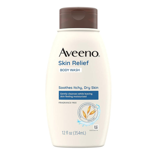 Body Wash Aveeno® Skin Relief Liquid 12 oz. Bottle Unscented
