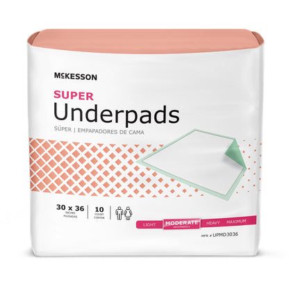 Disposable Underpads, Moderate Absorbency