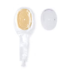Fistula and Wound Pouch with Drainage Attachment and Tap Closure