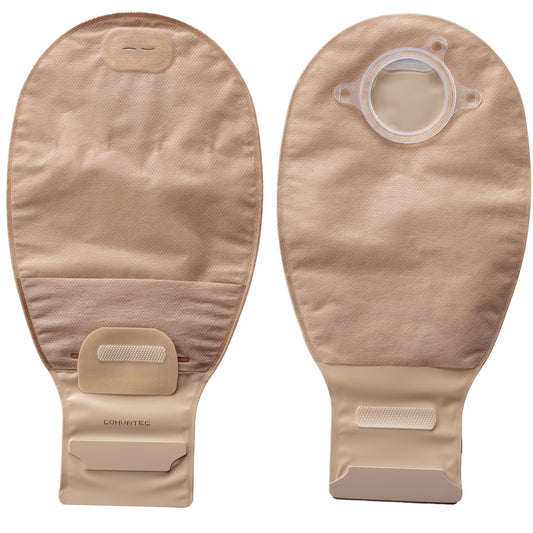 Ostomy Pouch Natura® Two-Piece System 12 Inch Length Drainable