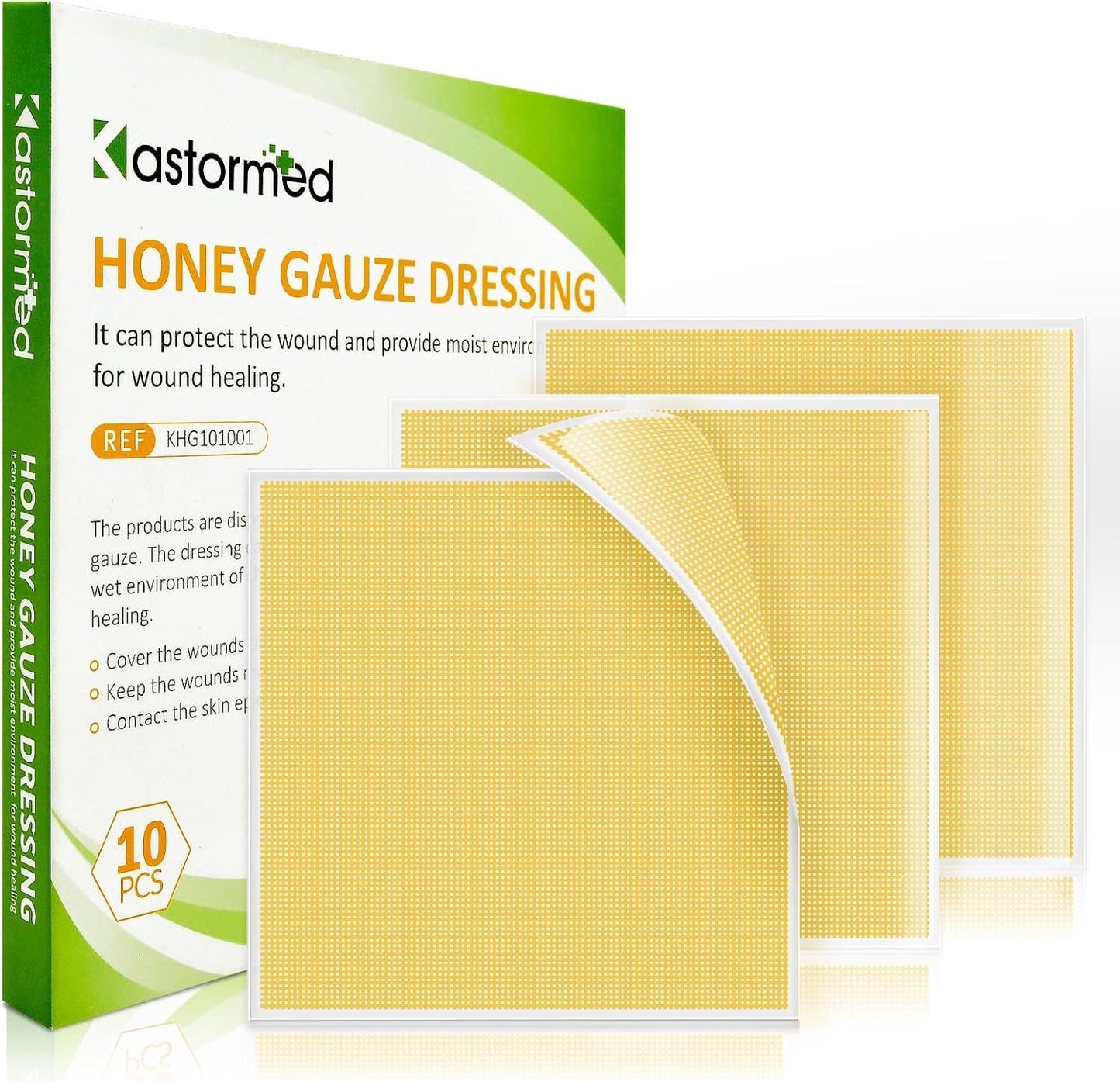 Gauze Dressing, Honey Impregnated, 4"x4"