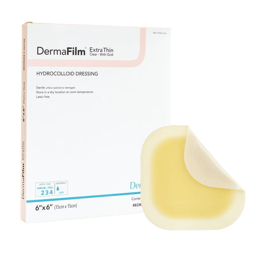 Hydrocolloid Dressing, Thin, with Border