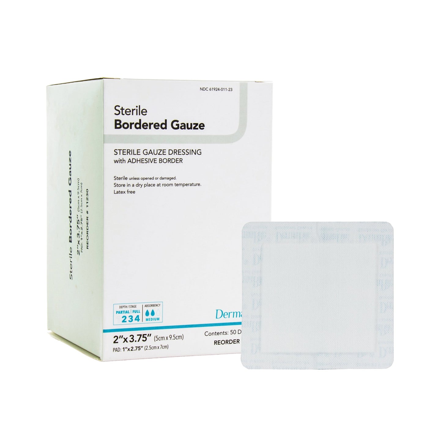 Bordered Gauze, Sterile, Island Dressing