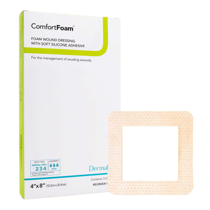 Foam Dressing, Silicone Border