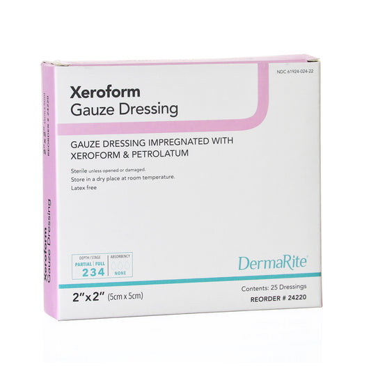 Xeroform Petrolatum Impregnated Dressing Xeroform™ Square 2 X 2 Inch Sterile