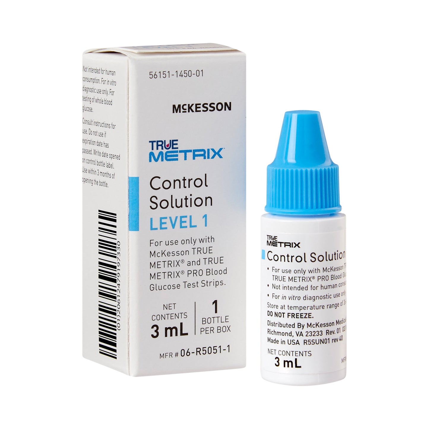 Blood Glucose Control Solution McKesson TRUE METRIX® 3 mL