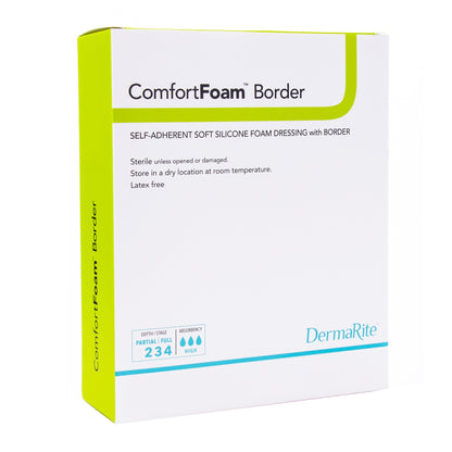 Foam Dressing, Silicone Border