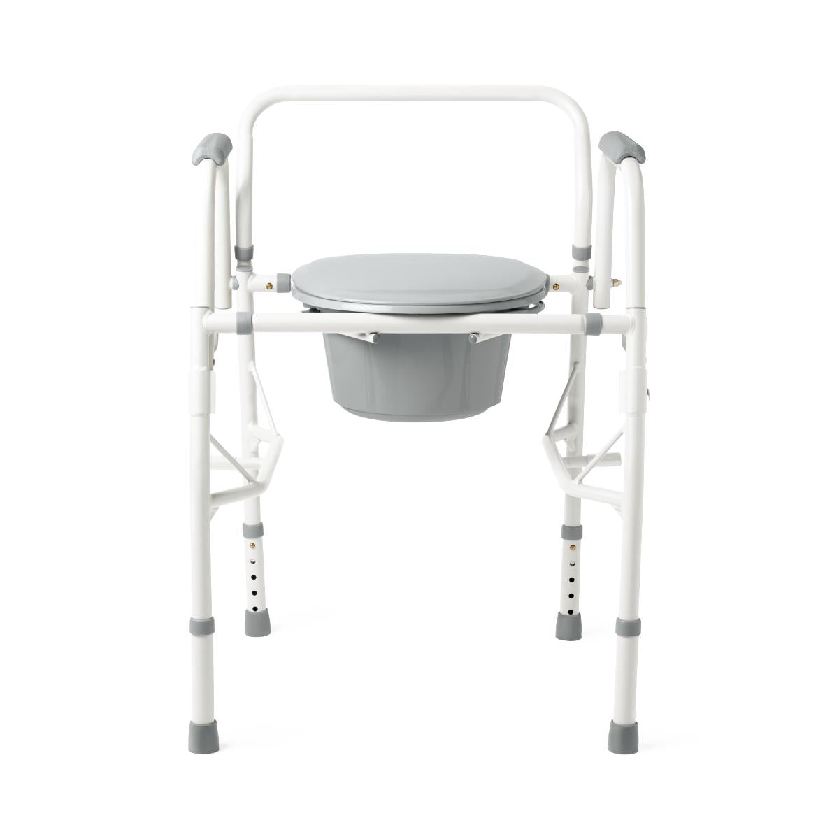 Commode, Steel Drop-Arm, 350 lb. Weight Capacity