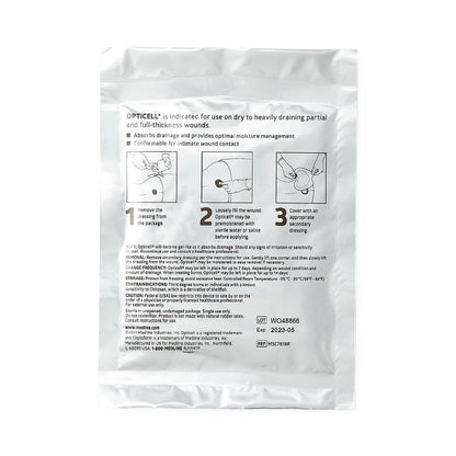 Opticell Gelling Fiber Wound Dressing, 0.75" x 18"