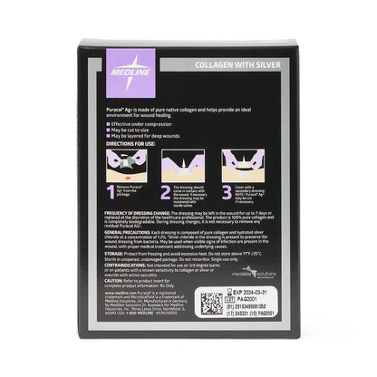 Collagen Ag, Puracol, 2"x2"