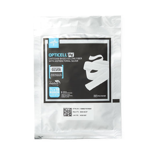 Gelling Fiber Wound Dressing, Silver (Ag) Antibacterial, Opticell