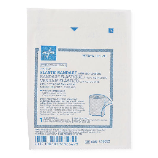 Sterile Matrix Wrap Elastic Bandage with Self-Closure, 2" x 5 yd.
