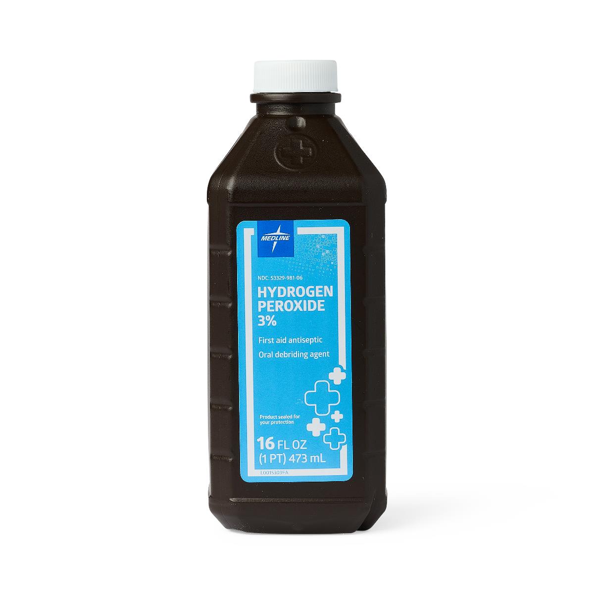 Hydrogen Peroxide, 3%, 16 oz.