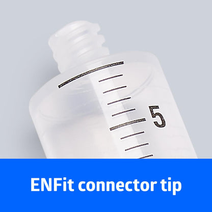 Gastrostomy Sterile Clear ENFit Syringes