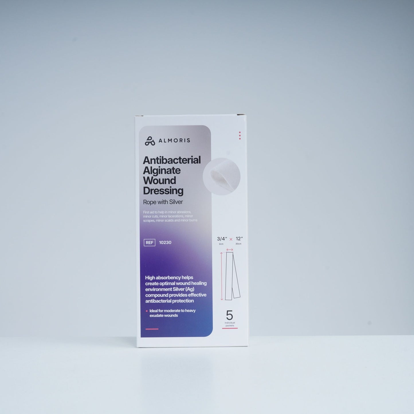 ALMORIS, Alginate Dressing, Silver (Ag)
