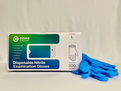 Nitrile Exam Gloves, Powder Free, 300/Box