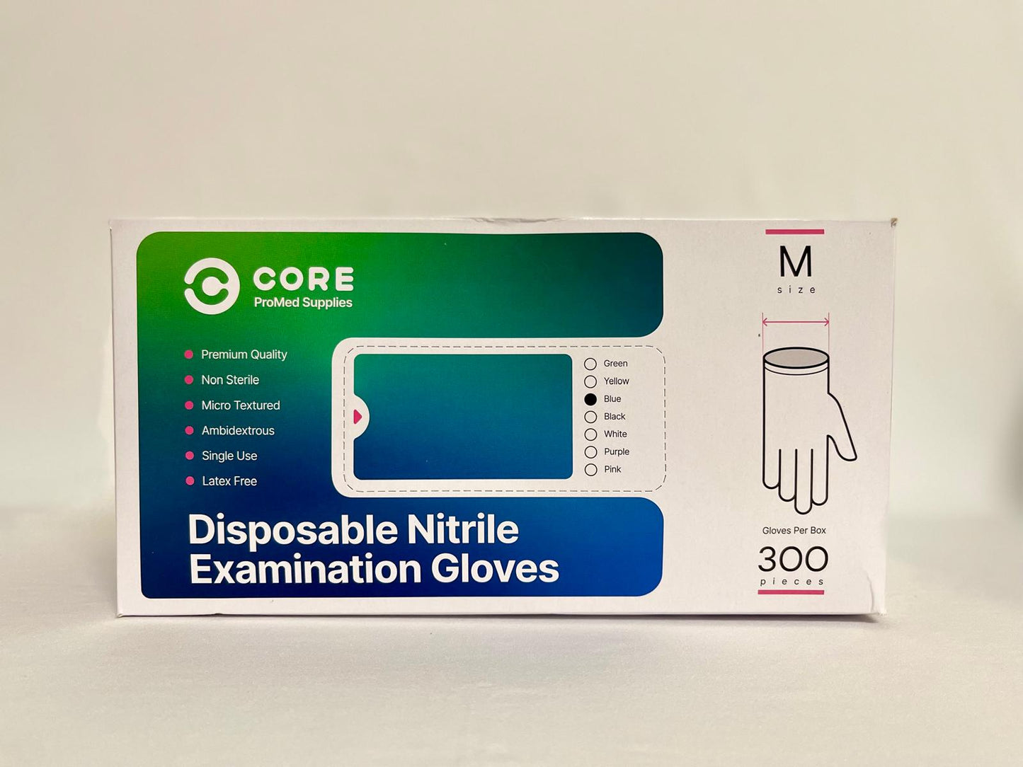 Nitrile Exam Gloves, Powder Free, 300/Box
