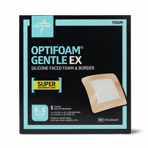 Optifoam Gentle Foam Wound Dressings with Silicone Adhesive Border