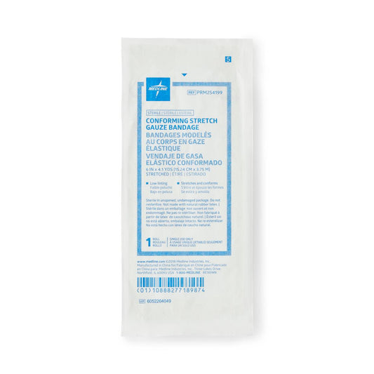 Conforming Gauze Bandage, Sterile, 6" x 4.1 yd.