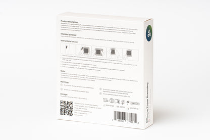 Foam Silicone Dressing, Bordered, 6"x6"