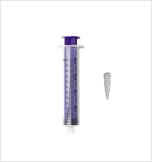 Enteral / Oral Syringe, 60 mL, Enfit Tip